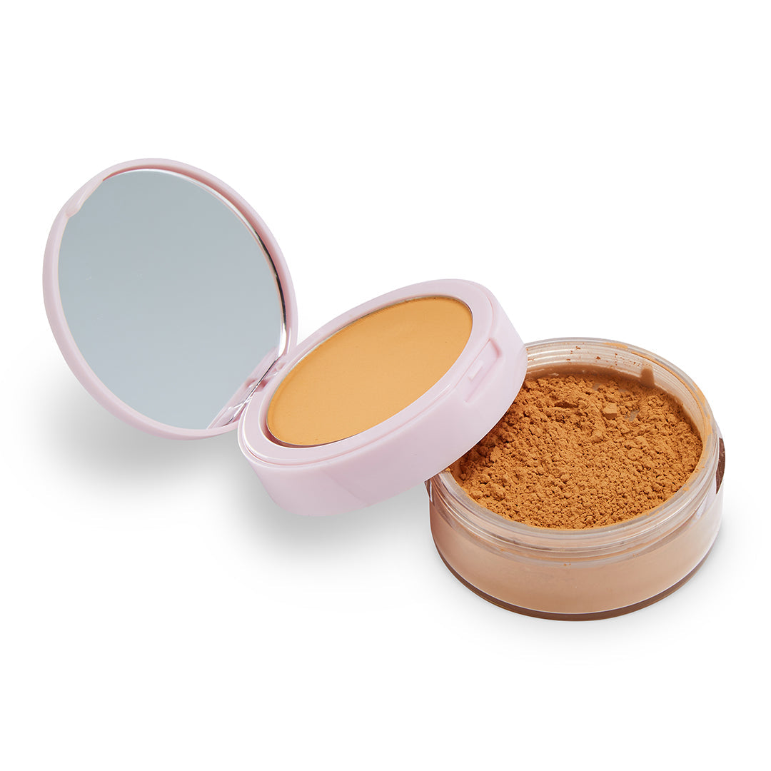 SET & BRIGHTEN POWDER DUO - CARAMEL