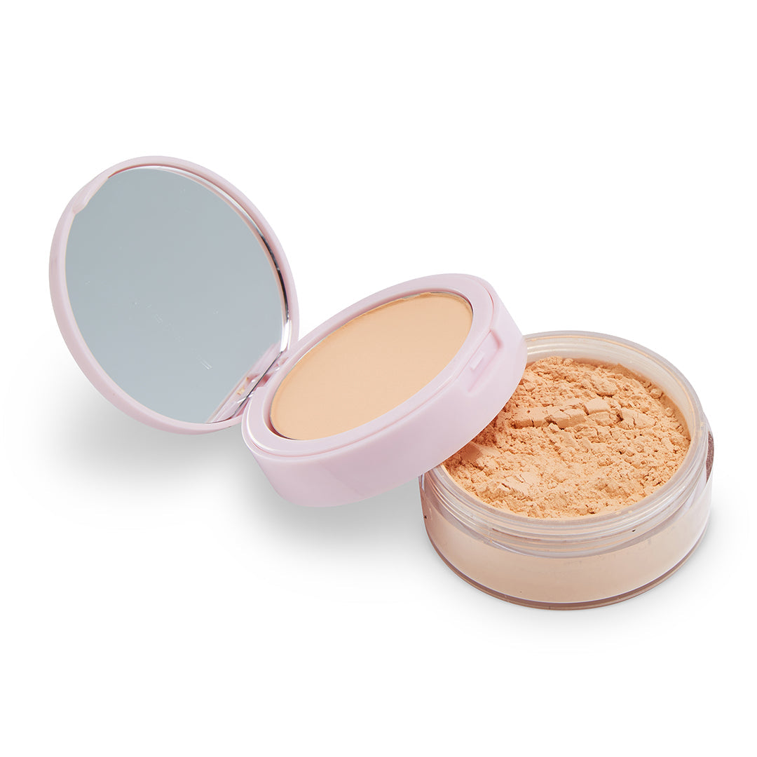 SET & BRIGHTEN POWDER DUO - PEACHES